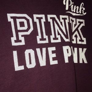 PINK Victoria's Secret Tops - VS PINK logo tee PINK Victoria's Secret Tops - VS PINK logo tee